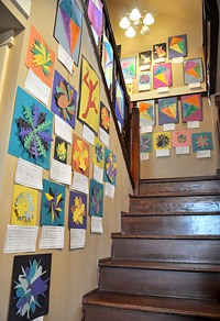 A small selection of displayed art from 2010's Art from the Heart event at Pynelogs Cultural Centre.