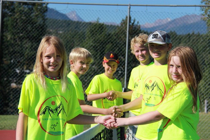 Members of the Invermere Valley Tennis Club