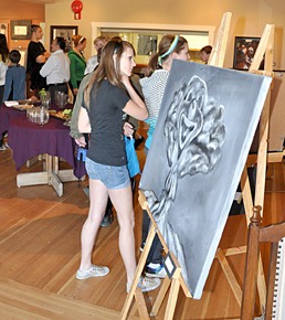 A snapshot of last year's DTSS Art Show.