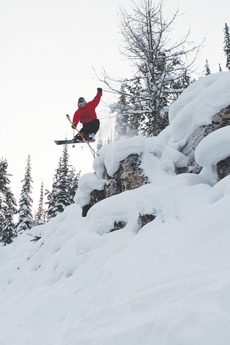 Stu Bilodeau at Panorama in Taynton Bowl. Bilodeau is one of several locals featured in the film The Powder Highway