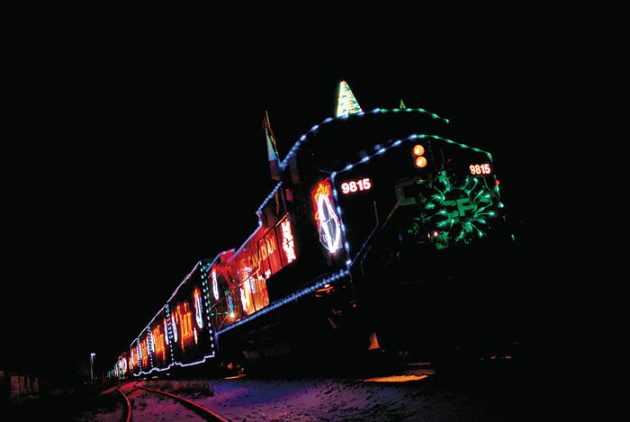The CP Holiday Train pulls into Radium December 13