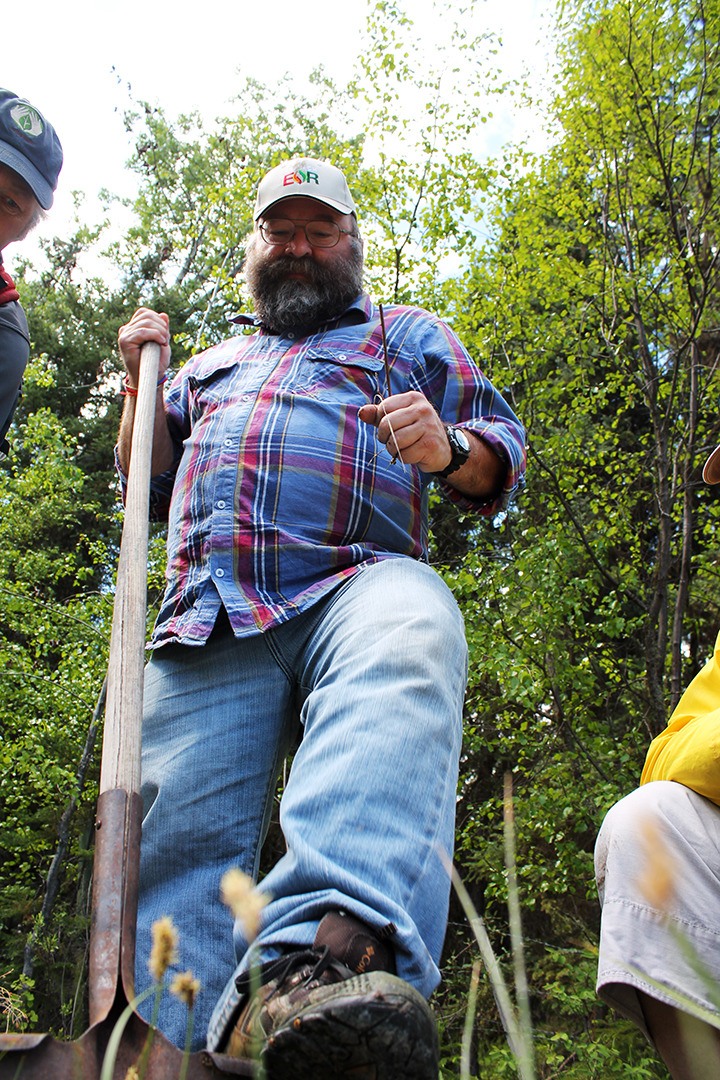 Ecologist Randy Harris was invited to the Wildsight’s Lake Enid Work Party on Saturday