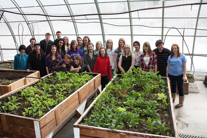 About 25 David Thompson Secondary School students are took part in the 30 hour famine April 5-6. Students from each grade participated in the event