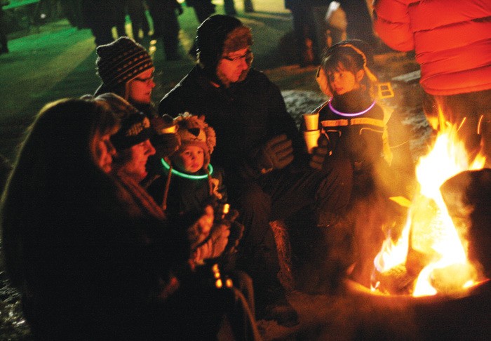 Invermere's Snowflake Festival lit up Lake Windermere January 20.