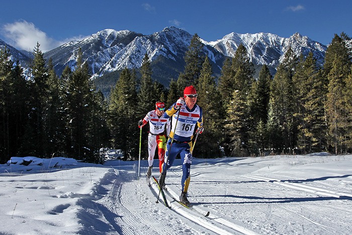 Ian Murray (#161) was the top male racer in both the Classic and skate events (Brad Kitching photo);