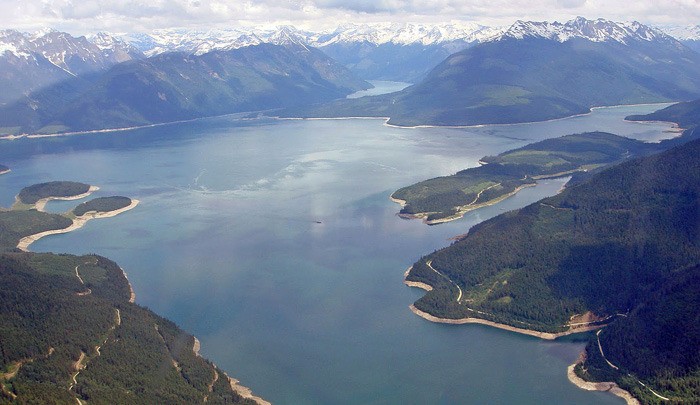 Reservoir created by Mica Dam