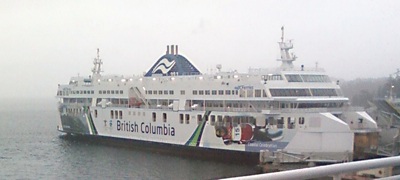 BC Ferries vessel Coastal Celebration in dock at Tsawwassen.