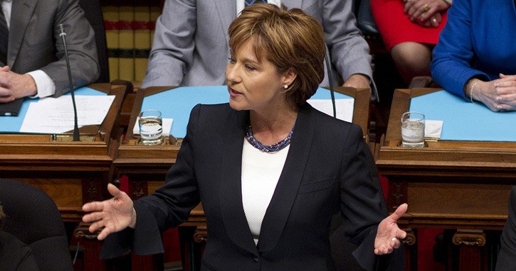 Premier Christy Clark has been under fire in the legislature for the lack of records kept by her senior political staff and ministers.