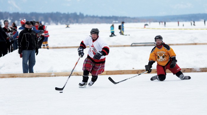 The B.C. Eastern Regional Pond Hockey Championships were in Invermere this weekend.