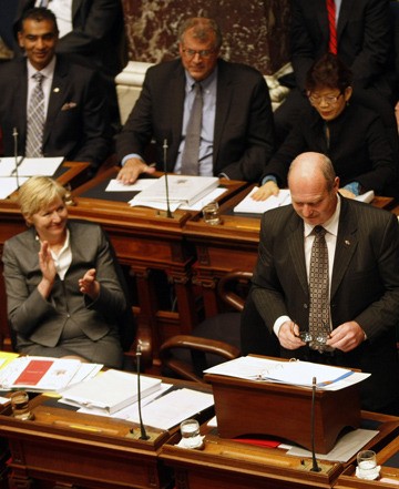 Premier Christy Clark's chair will remain empty for most of the sudden summer session of the legislature.