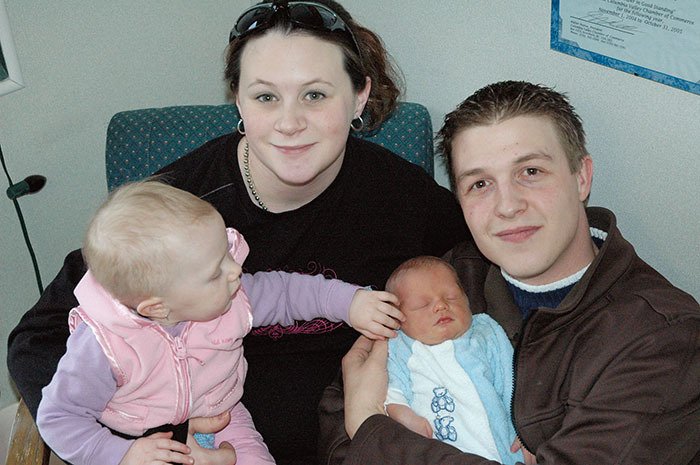 2006 - The New Year’s baby of 2006 made an entrance to the world at the Invermere and District Hospital early in the new year. Dylan Bradley Varga greeted parents Crystal Coles and Brad Varga along with sister