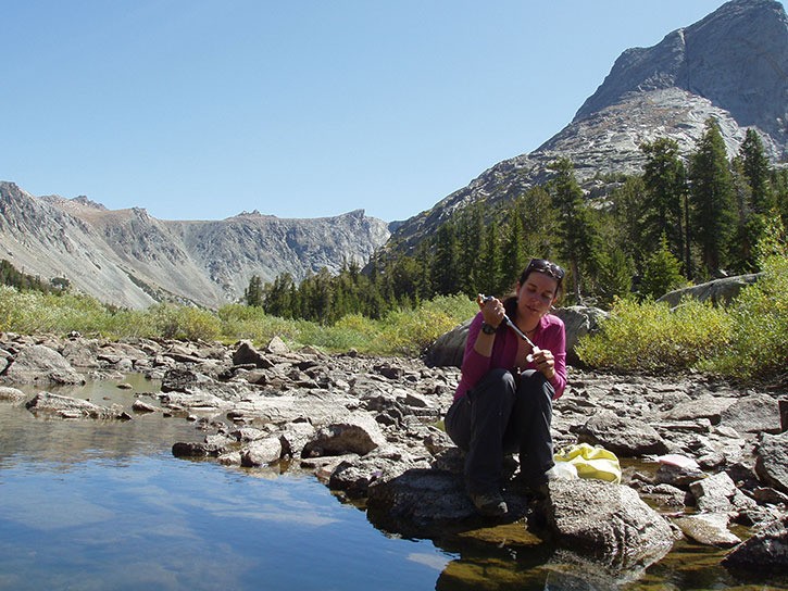 University of British Columbia post doctoral researcher Janice Branhey is trying to understand how climate change is affecting water resources in the Columbia Basin. Volunteers interested in helping out by collecting samples are encouraged to contact her.