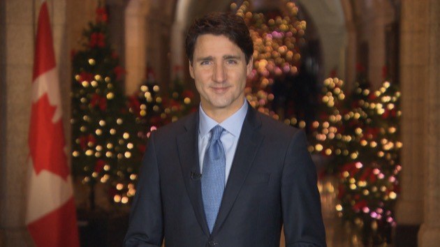In Christmas message, Trudeau pays tribute to those who helped wildfire victims