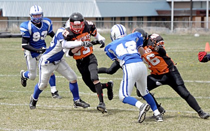 The Columbia Valley Bighorns played the Calgary Colts on May 7.