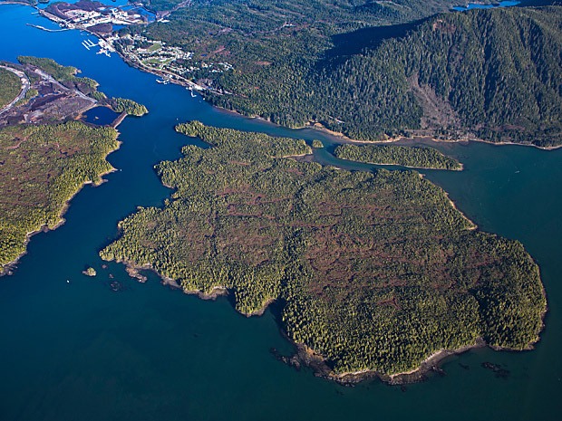 Lelu Island at the Prince Rupert port is the proposed location for an $11 billion LNG export terminal.