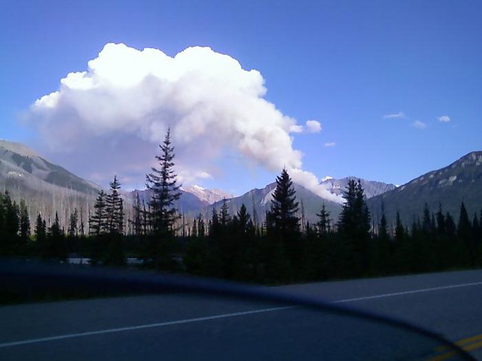 A fire on Octopus Mountain in Kootenay National Park was first reported at 6:30 p.m. on Sunday (August 12).