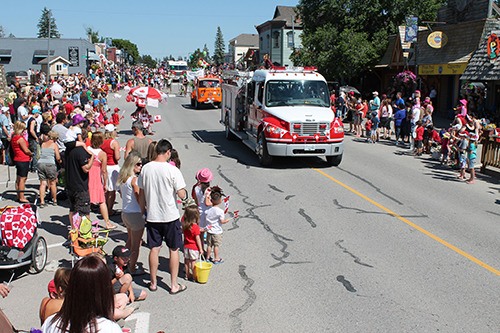 The streets of Invermere were packed for the Canada Day Parade on Monday