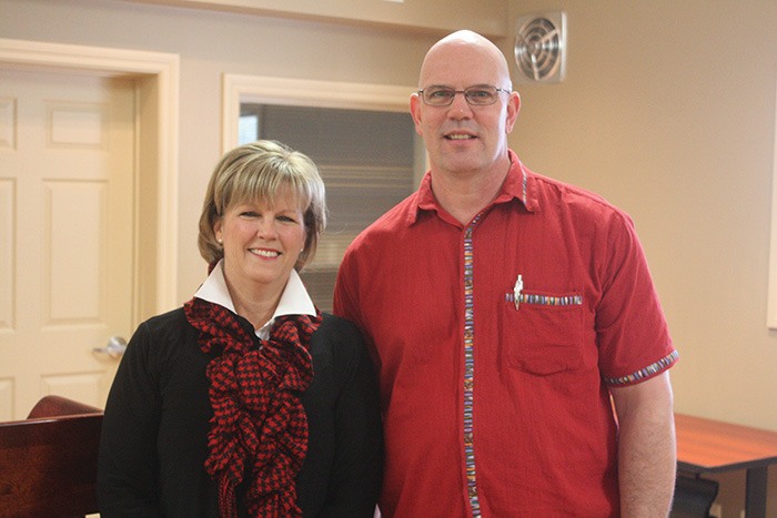 Village of Radium Hot Springs mayor Dee Conklin and Kootenay-Columbia MP David Wilks.