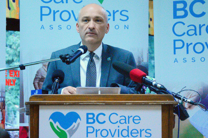 BCCPA CEO Daniel Fontaine says the province needs to invest an extra $300 million in seniors care over the next five years.