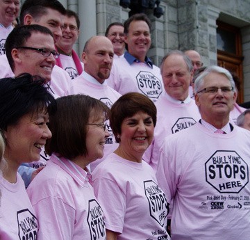 Pink shirt anti-bullying day has been a tradition for B.C. politicians for years. The latest study of teen suicides confirms that mental illness is a much larger problem than bullying.