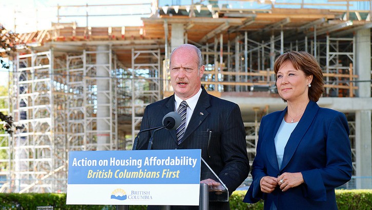 Finance Minister Mike de Jong and Premier Christy Clark take questions on their new foreign buyer tax Monday