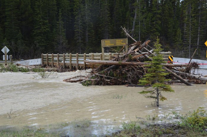 The Marble Canyon Campground has been reopened after Parks workers managed to save the vehicle bridge through some quick action.