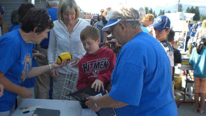 The annual Fairmont and District Lions' Club garage sale at Real Storage in Windermere went off without a hitch on Saturday (July 7).