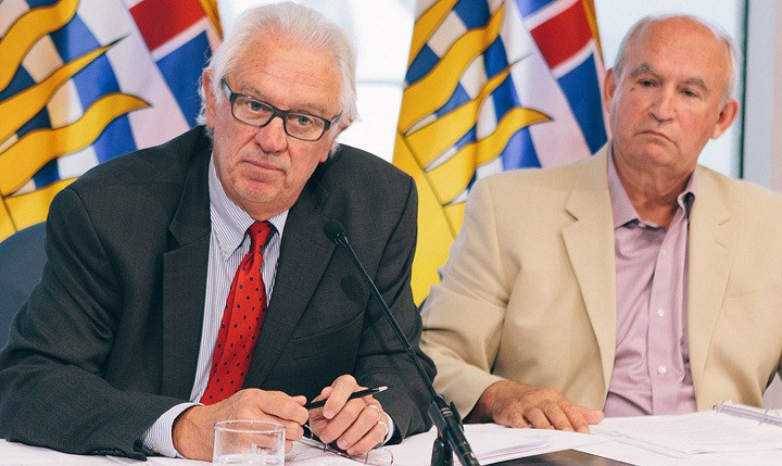 UBC mine engineering professor Dirk van Zyl (left) is appointed to review the Mt. Polley mine tailings dam failure by Energy and Mines Minister Bill Bennett
