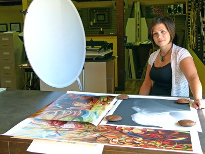 Services at Kimberley Rae Sanderson's photography studio include portrait work