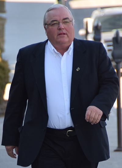 Winston Blackmore and James Oler were in Cranbrook on Tuesday as the former filed an application to separate their two polygamy charges into separate trials.