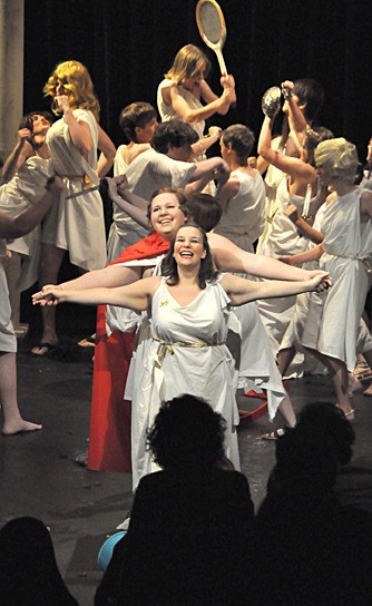 DTSS students show the silly side of Greek mythology.