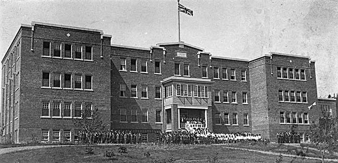 St. Michael's Indian Residential School in Alert Bay B.C. was opened by the Anglican Church in 1929