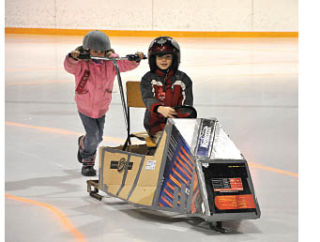 The Canal Flats arena is used throughout the year and was a scene for some local Olympic practice in January of 2010.  Darryl Crane/echo photo