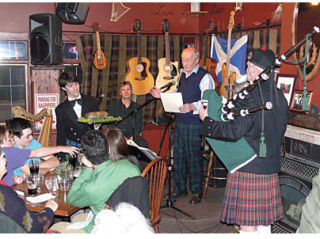 Robbie Burns' Dinner was hosted at Angus McToogle's Restaurant and Pub in Invermere. A haggis was presented in true Celtic fashion with a bagpiper and reading. Live music and good times were had by all during the evening. Madison Samuel-Barclay/Echo Photo