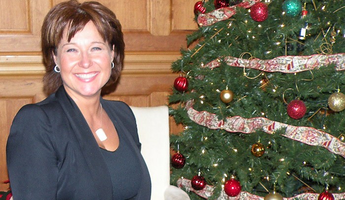 Premier Christy Clark at her Victoria office