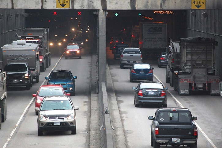 The B.C. budget for this year includes planning funds for replacing the George Massey Tunnel under the Fraser River.