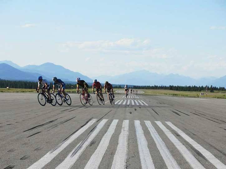 The runway at the Canadian Rockies International Airport will provide the course for Ride the Runway