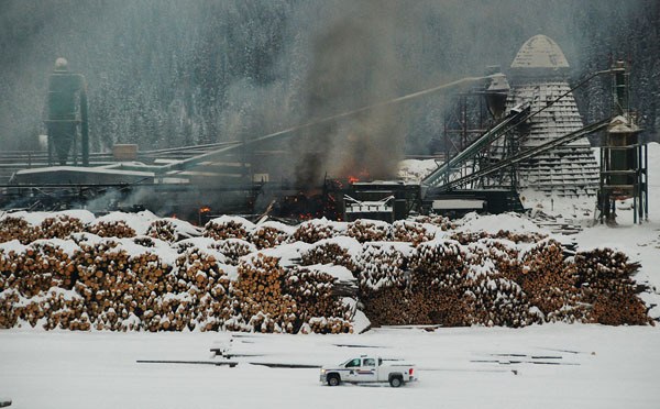 Babine Forest Products mill in Burns Lake is being rebuilt after fire destroyed it and killed two workers Jan. 20