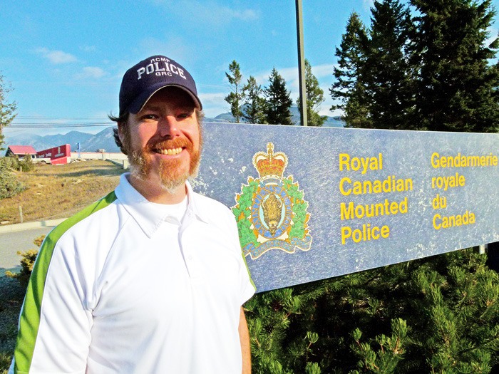 Cst. Time Harper is spearheading the Columbia Valley RCMP's Movember effort.