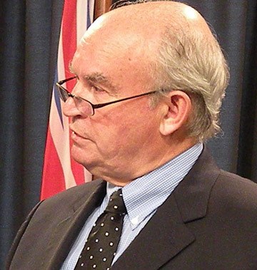 Energy and Mines Minister Bill Bennett