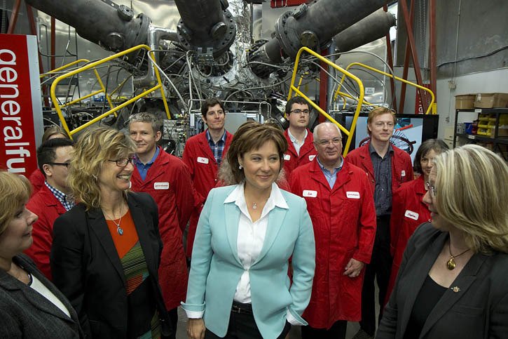 Premier Christy Clark announces her climate action advisory team in May 2015