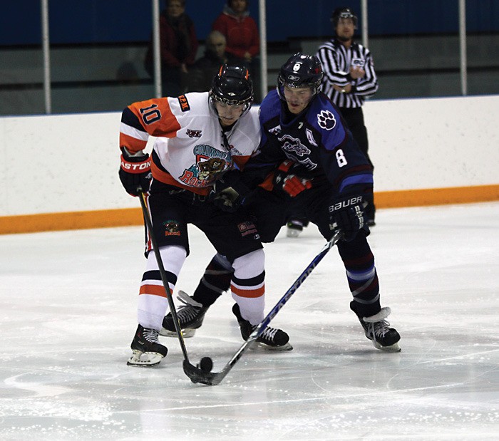 The Columbia Valley Rockies lost a tough game to the Creston Valley Thunder Cats on October 29 by a score of 8-1.