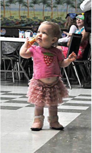 It was a beach-blasting good time at the community hall in Invermere  when the Windermere Valley Child Care Society Family Fun Dance. Children had the chance to play many different games