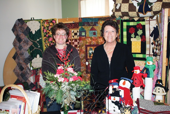 Danette Cloarec and Jan Smith were two of the vendors and organizers of the first annual Columbia Ridge Christmas Bazaar
