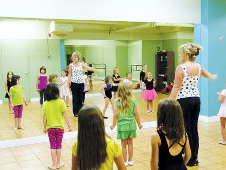 Dance instructor Colleen Wagner leads a class in the brand-new Desiderata Dance Studio and Wellness Centre
