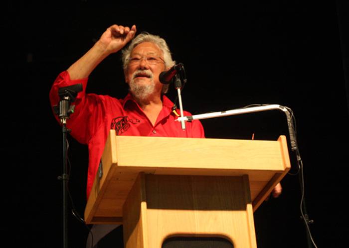 Canadian icon David Suzuki speaks passionately to the sold-out crowd at the Invermere Community Hall on Friday (June 1) on the future of the economy and the weaknesses of the current economic system. For the full story