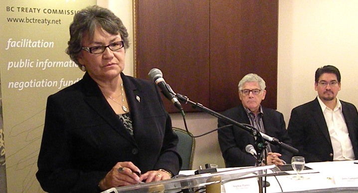 Outgoing chief commissioner Sophie Pierre is not being replaced to lead the B.C. Treaty Commission.