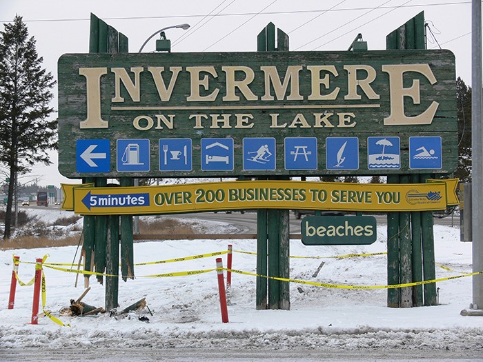 Upgrades to the Invermere sign at the Crossroads is a potential project for some of the $186