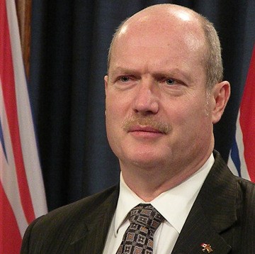 Finance Minister Mike de Jong