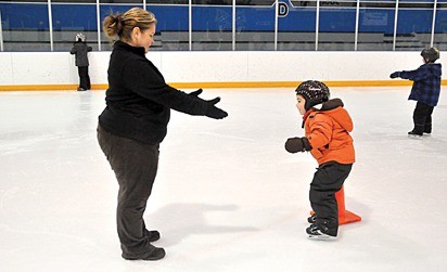 Students from Edgewater Elementary got the chance to take to the ice on a special skating outing in Invermere. The students had a blast and took some careful steps on the ice at the arena.